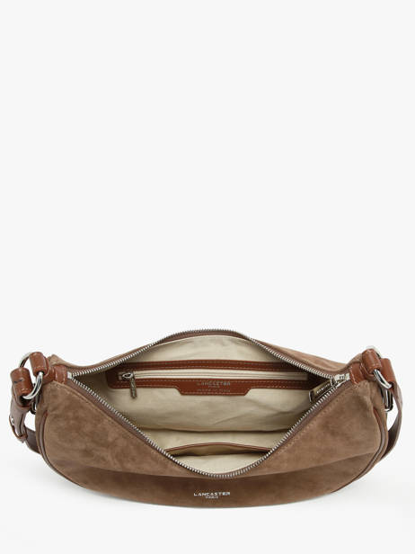 Schoudertas Suede Leder Lancaster Bruin suede 82 ander zicht 3